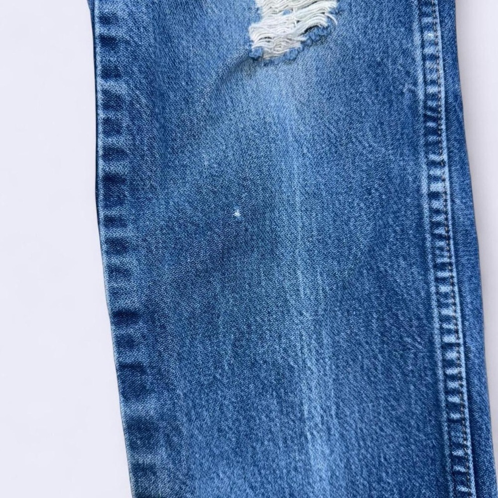 Wrangler Vintage Wash Distressed Straight Leg Jeans 29x30 - Picture 3 of 7
